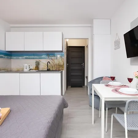 Sea Power Horyzont Typu Queen Nr 14 Z Balkonem I Tarasem By Renters * Jastrzębia Góra