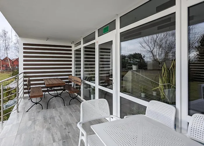 Sea Power Horyzont Typu Queen Nr 14 Z Balkonem I Tarasem By Renters * Jastrzębia Góra